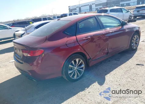 2015 Chrysler 200 S z USA, uszkodzony, nr VIN 1C3CCCBB6FN688204